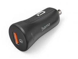 Hama FIC E3 autós töltő USB 3A,QC(19,5W) (201633)